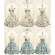 Mademoiselle Pearl Four Leaf Clover and Lime Blouse Apron Overdress JSK and Ops(Reservation/2 Colours/Full Payment Without Shipping)